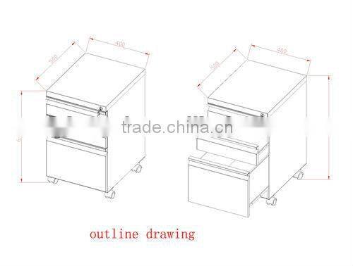 Steel File Cabinet On Wheels