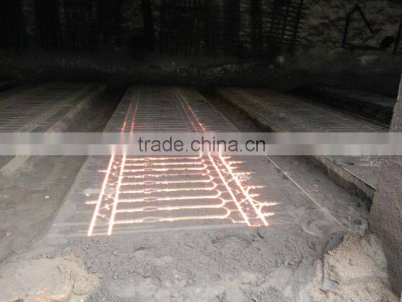 Hot sale fashion style Powder Coated black rod iron fence