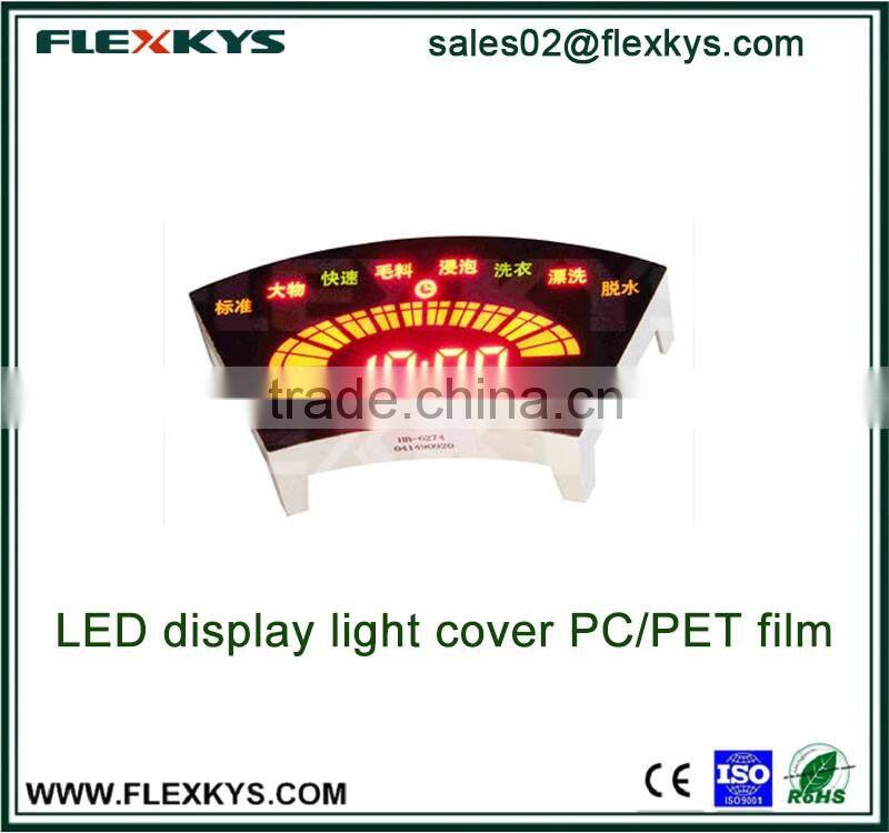 Coloured mask PC film for LED display module washing machine use