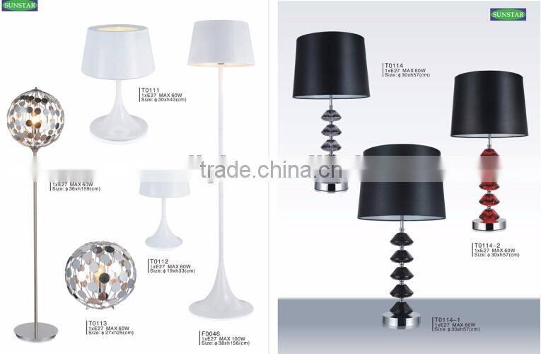 China Manufacturer Metal Decoration Hotel Table Lamp /Floor lamp