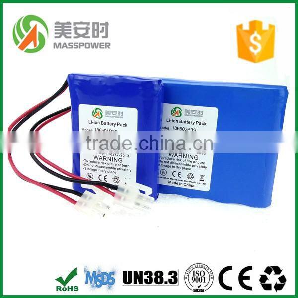 High Quality rechargeable lithium ion battery 12V dc motor 4000mAh