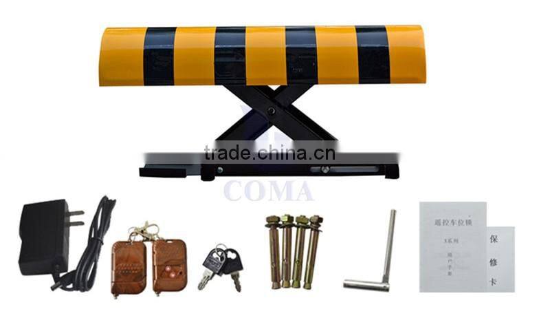 Automatic rising car parking alarm lock