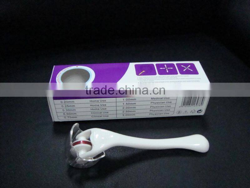CE approval dermaroller 180 titanium microneedle derma skin roller