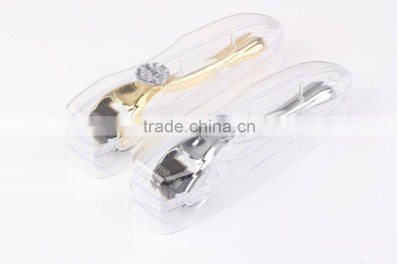 2015 Newest design Golden,silver color derma roller,540 skin roller -L015