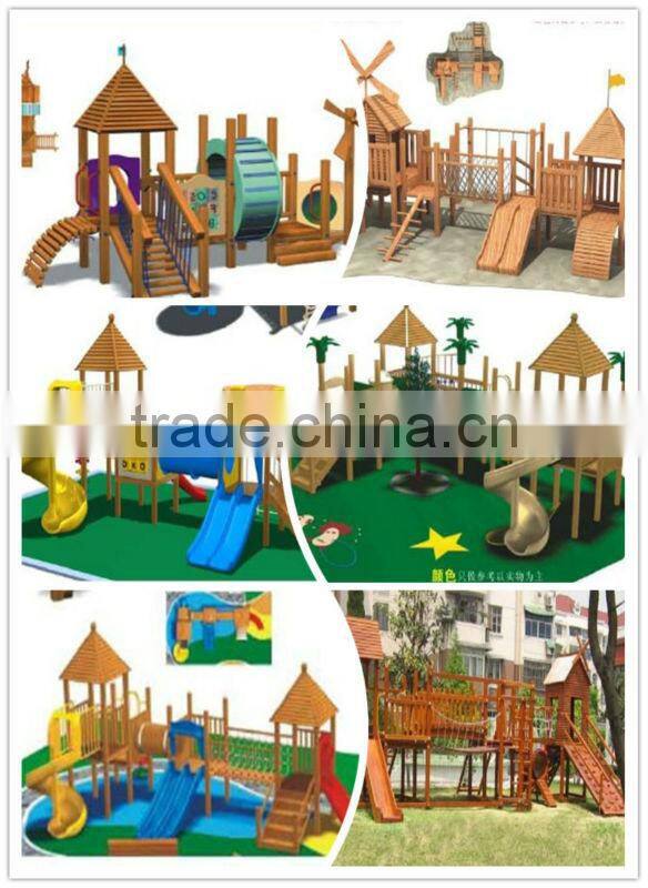 High quality commercial outdoor playground playsets