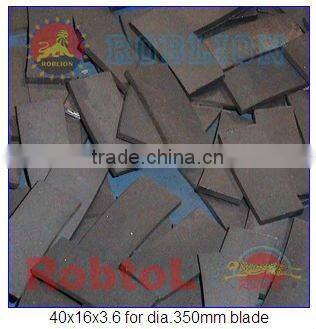40x16x3.6 for dia.350mm blade stone diamond segments--SGMT20