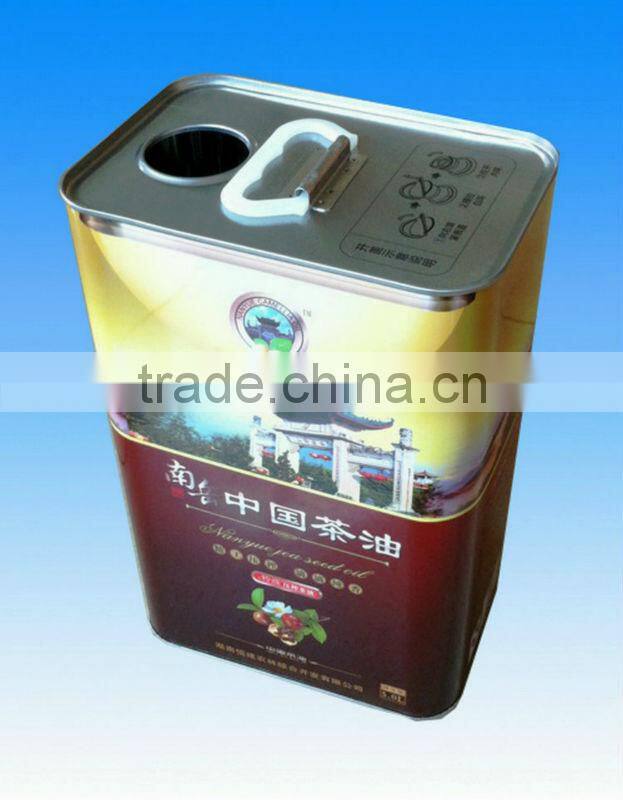5L grape seed oil packing tin can