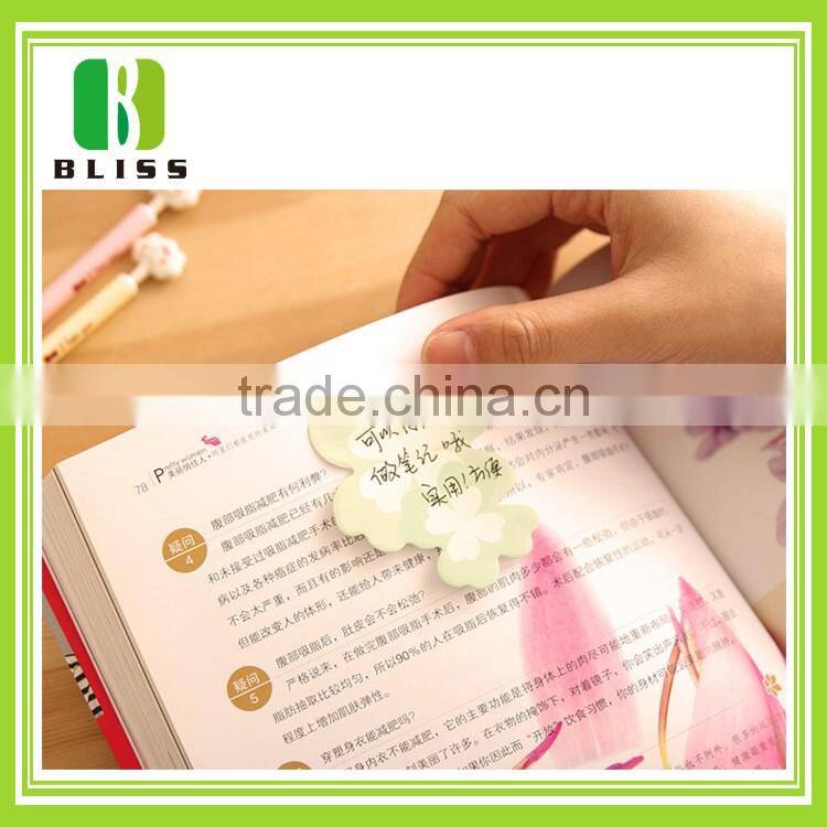 Customized shape self stick notes with logo for promotion office gift magnetic sticky notes