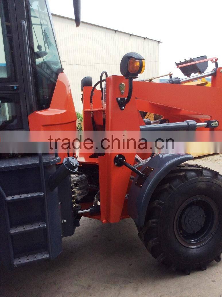Short back compact mini tractor loader backhoe type digger well sell