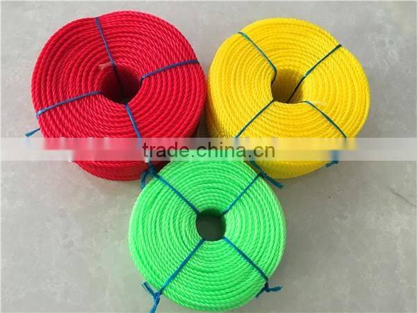 Good Quality Nylon Rope Plastic Braided Color Rope Made In Linyi