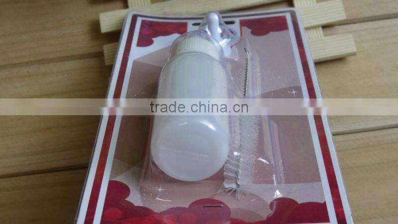 pet products feeding-bottle with cleaning brush