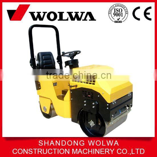 2 ton drive on tandem vibrating road roller