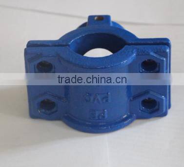 Casting Saddle clamp for PE/PVC pipe