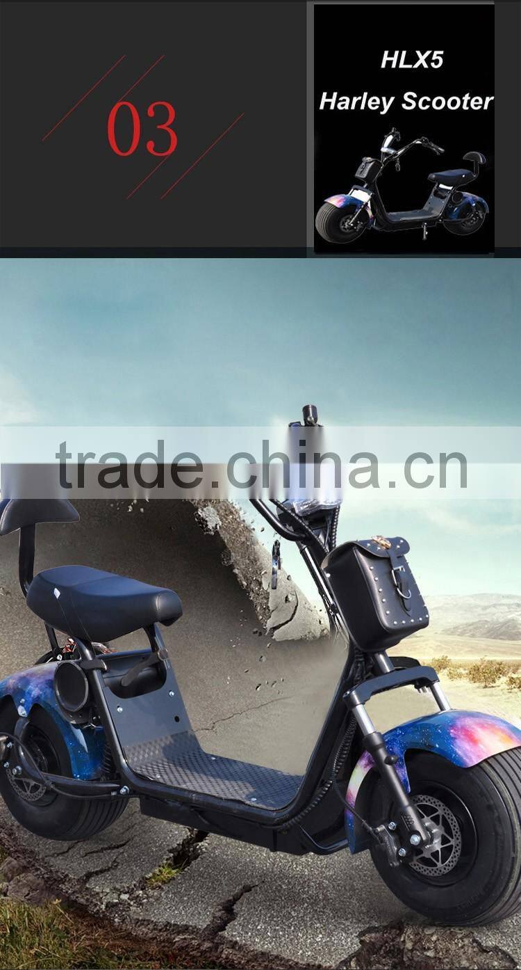 HLX5 App Control Led Indicator Harley Quinn Electric Scooter