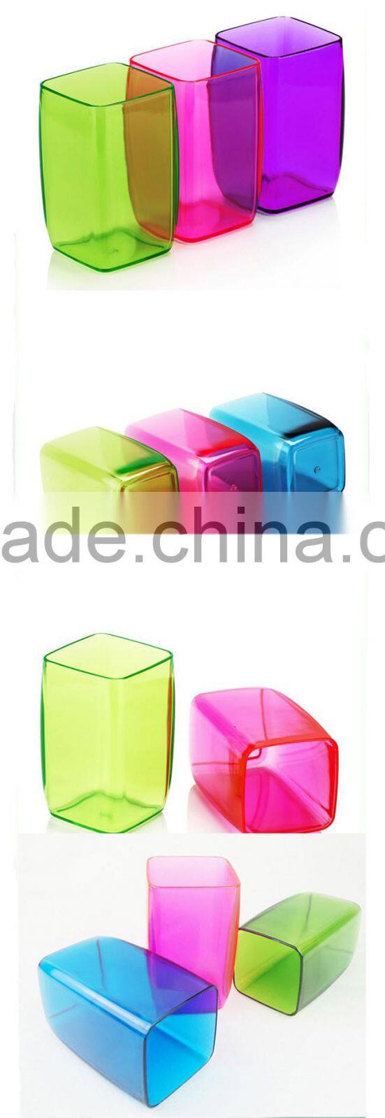 creative lovers brush cups square shaped tooth mug cup