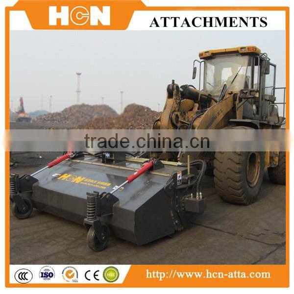 Hot HCN BM12 5T wheel loader pick up road sweeper