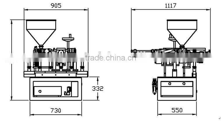 Best quality NF-20B Semi Automatic Aluminum Plastic Tube Filling Sealing Machine