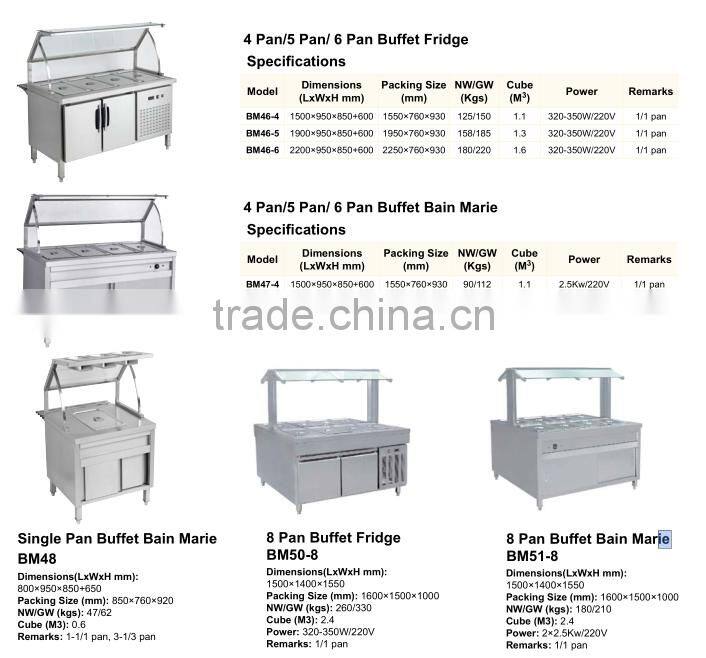 Commercial 8 Pan used food warmer/food warmer for sale