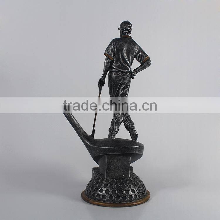 Polyresin golf souvenir, golf trophy designs