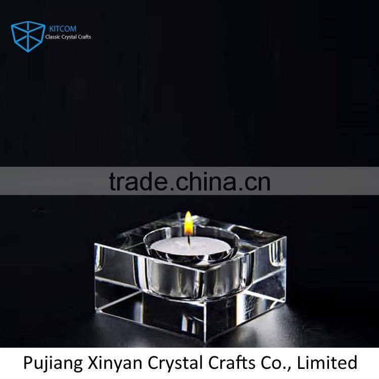 Best seller custom design decorative crystal candle holders for sale