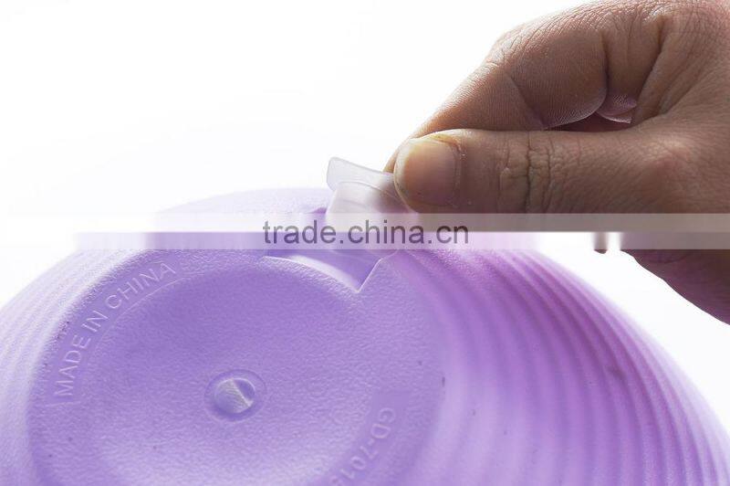 Hanging Flower Plant Pot Chain Plastic Planter Holder Indoor Outdoor Basket Gardening