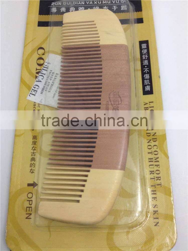 100% Nature Nanmu Wooden Combs 13.7*4.5