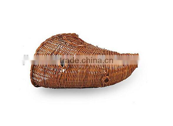 Planter with Basket Beautiful Floral Basket wicker rattan cornucopia basket