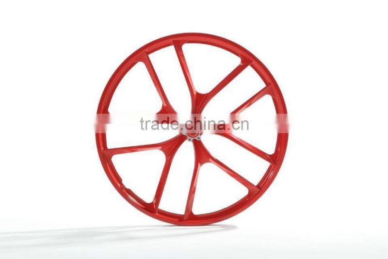 22 inch lightest strongest magnesium alloy bike wheel /fixed gear type hub bike wheel
