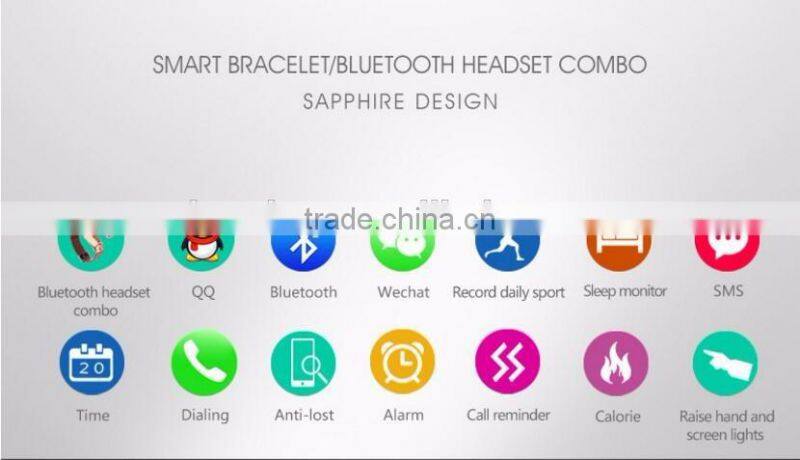 New OLED M6 Smart Watch Multi-functional Bluetooth Bracelet Combo Bracelet/Headset Fitness Health Monitoring Mobile Men Watch