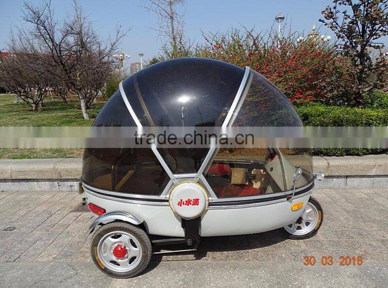 Tiny drop tricycles full closed Pickup Type electric mobility scooter with passenger seats for wholesale