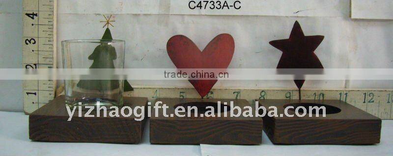 best selling outdoor antique homemade cheap hollow wooden crafts supplier