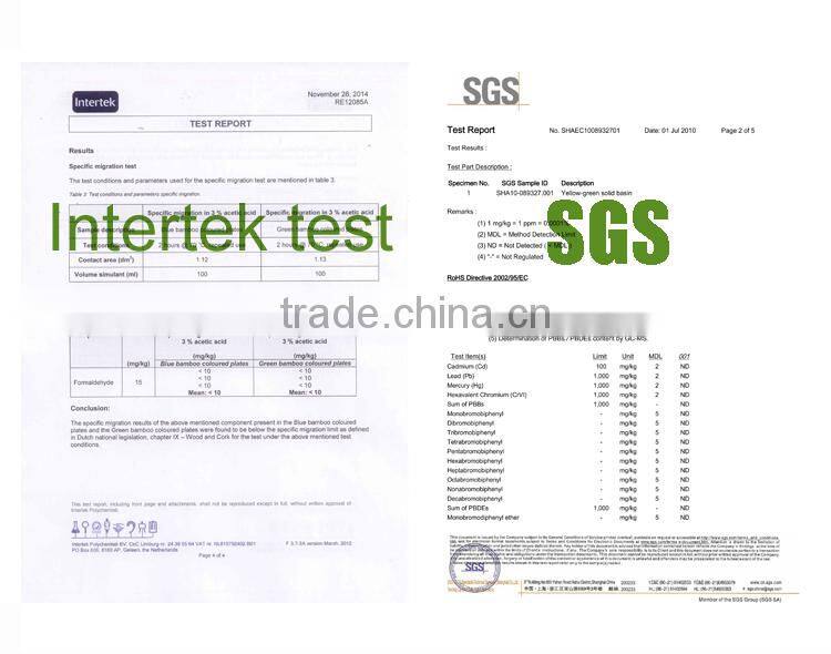 bamboo fiber plant pot with matching trays (saucers)