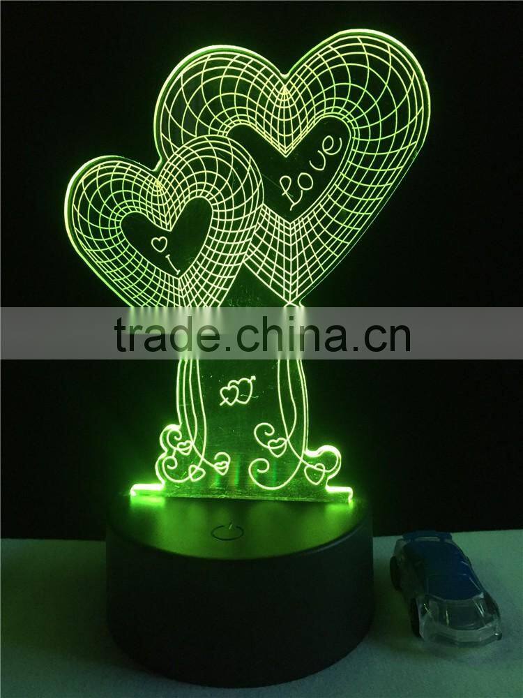 Alibaba com 5mm thick 3D acrylic Mood lamp 3D LED night light