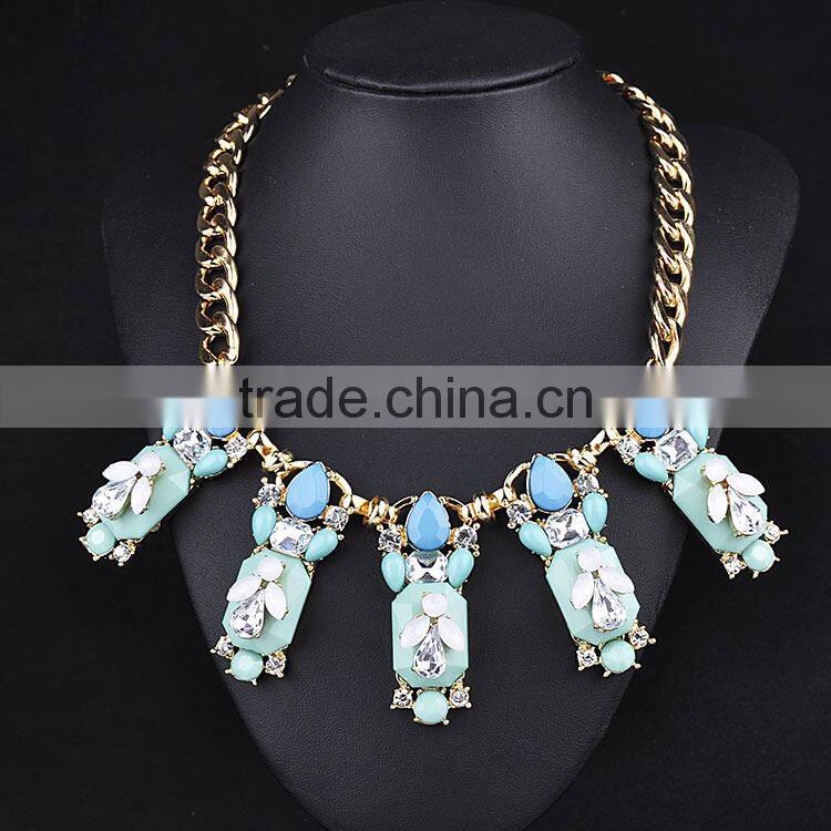 Delicacy handmade new design women fashion alloy jewelry necklace
