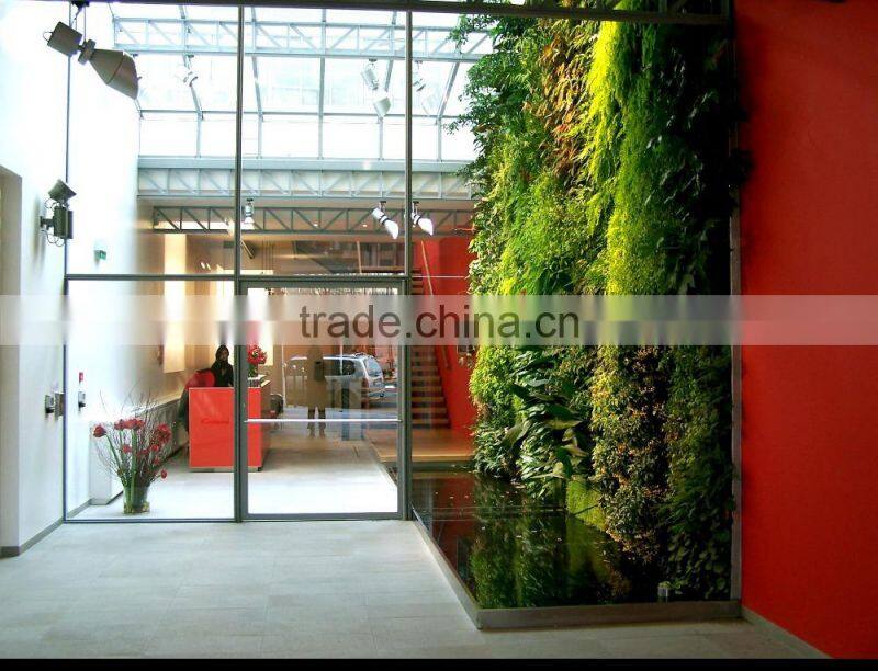 indoor vertical garden green wall factory price artificial plant wall