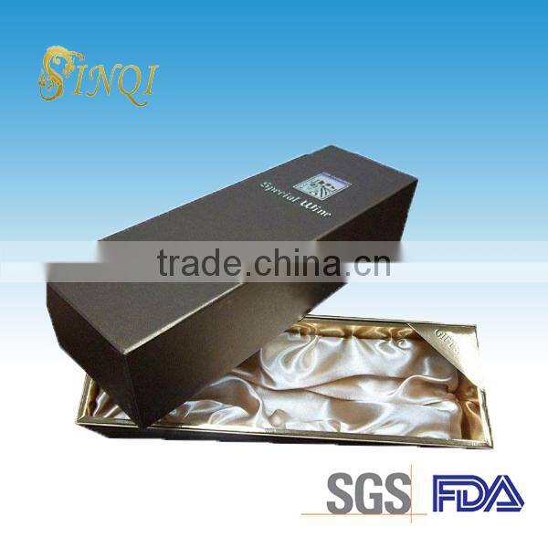 Black color wine glass packaging boxes