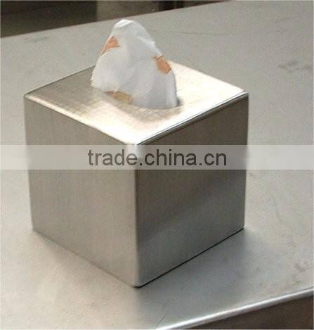 nickel plated modern fancy wedding tissue box
