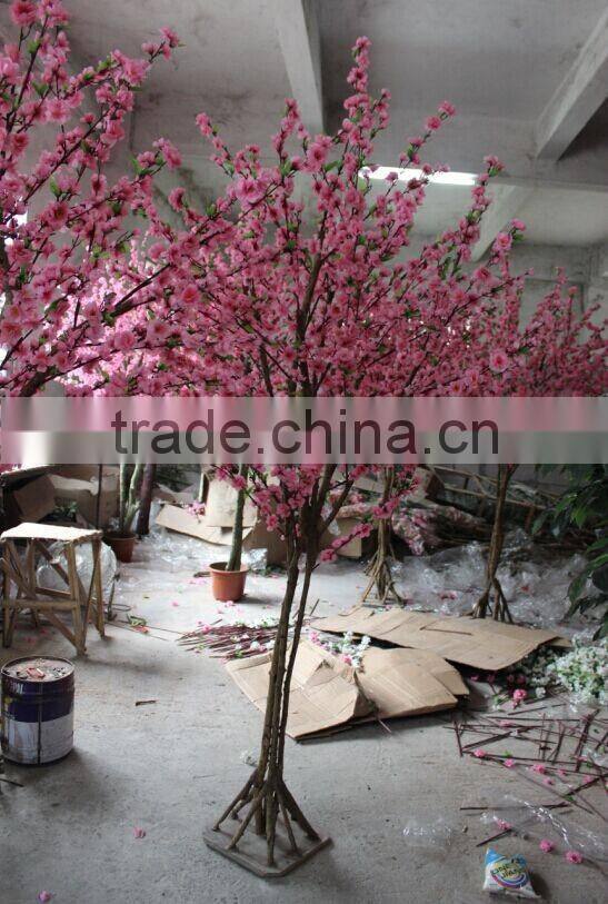 factory price 2m artificial peach blossom trees