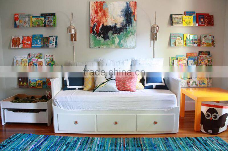 China Facrory Acrylic kindergarten kids movable learning bookshelf