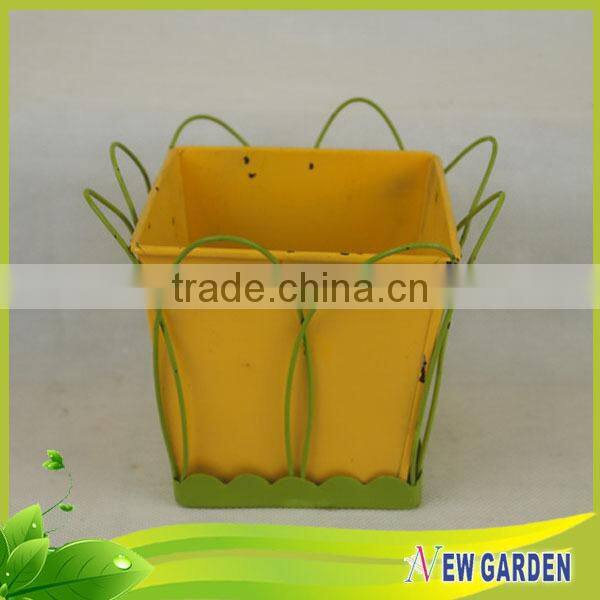 Factory Outlet Beautiful Handicraft Metal Flower Pots With Pedestal