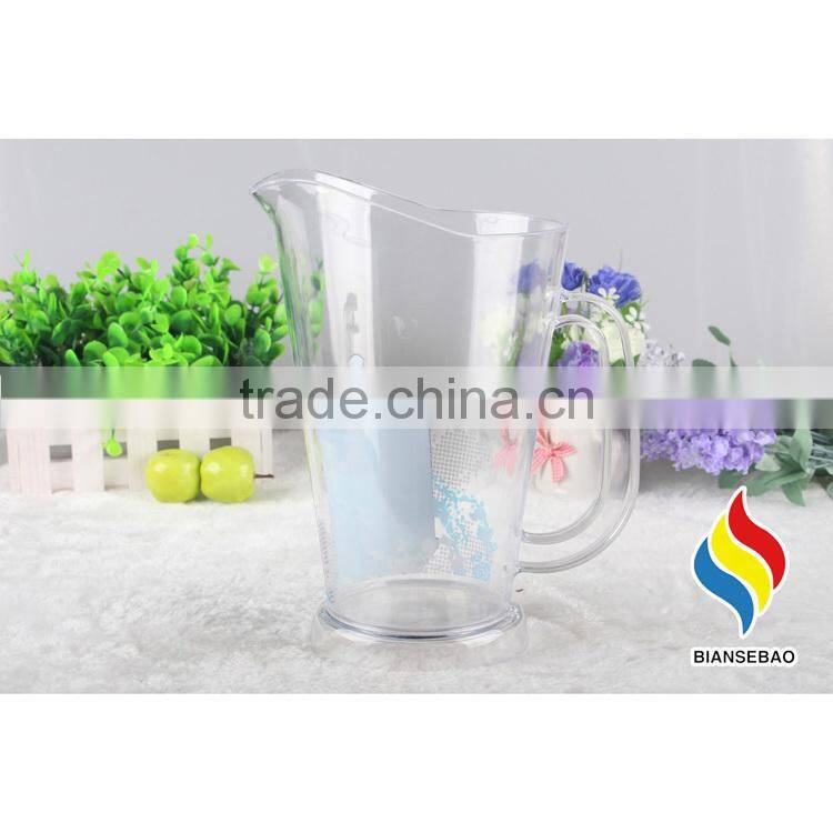 mugs with logo big capacity ps plastic cups with handle