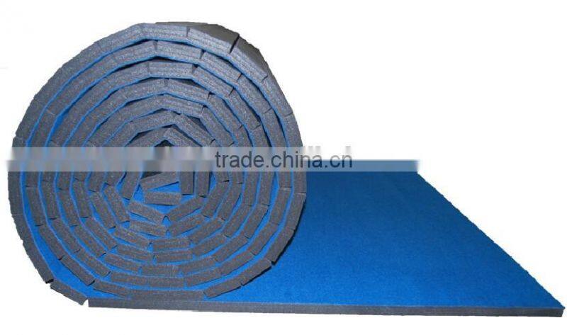 Non toxic shockproof high quality any density xpe tatami judo roll up mat OEM