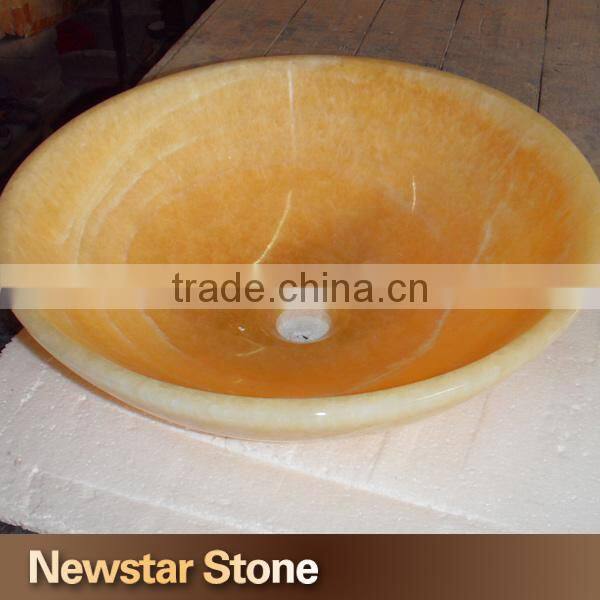 Chinese natural stone bathroom sink onyx sink