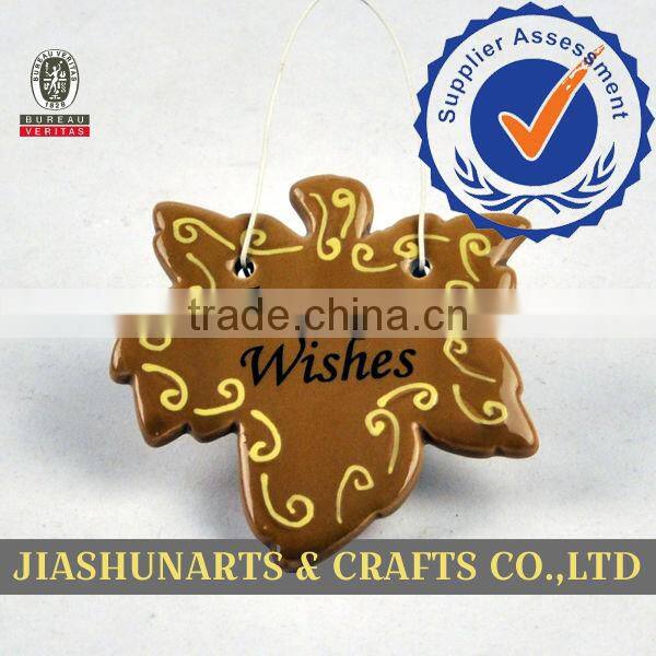 Maple Leaf Shape Ceramic Decorative Door Wall Hangings