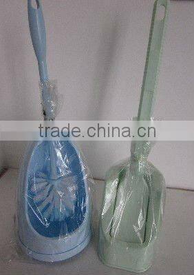 Plastic small & bule convenient Toilet brush holder