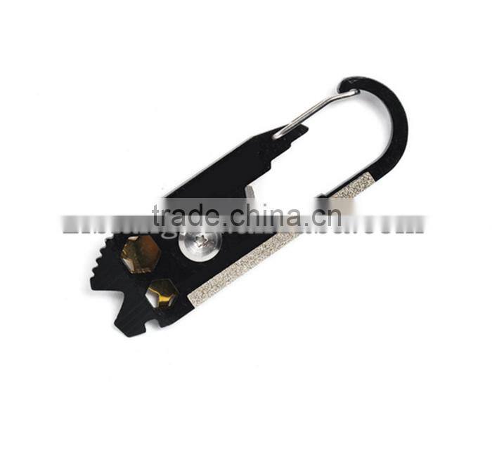 Creative outdoor present 20 in 1 portable Key Knife Pocket Tool