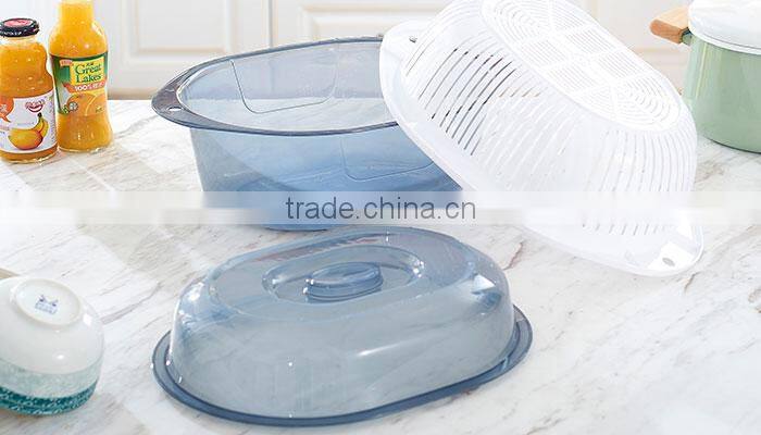water drain vegetable plastic rice washing basket washing fruit basket