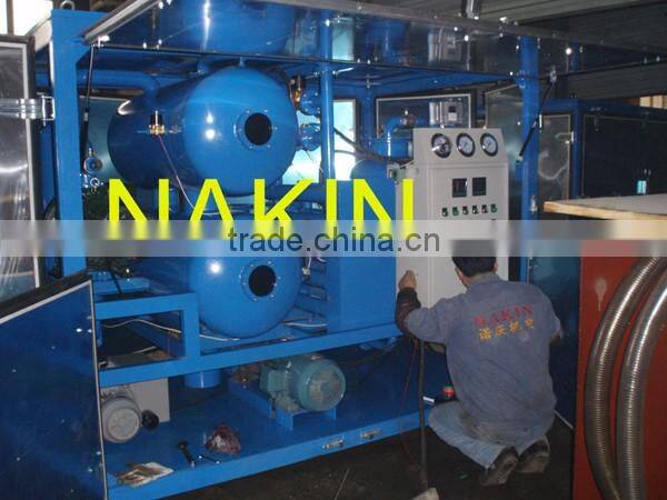 High Quality Nakin ZYD Double Stages Vacuum Transformer Oil Purifier