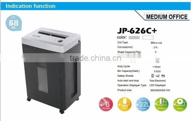 small size paper shredder for medium office of 3-5 persons