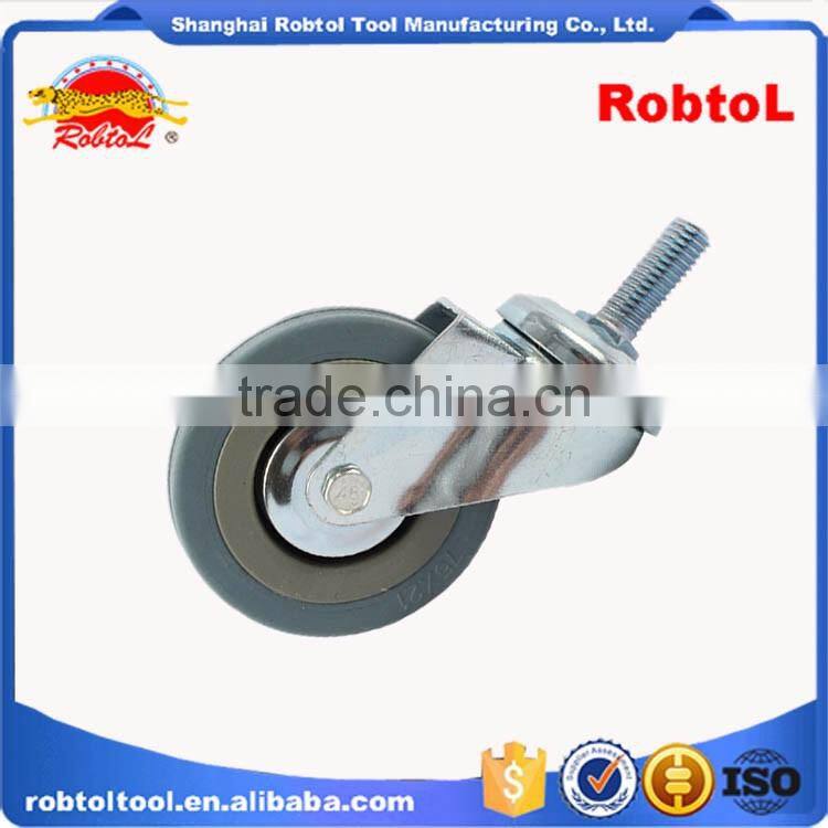 50mm Castor Wheel Caster Fixed Swivel Brake Rubber Nylon Pu TPR PP